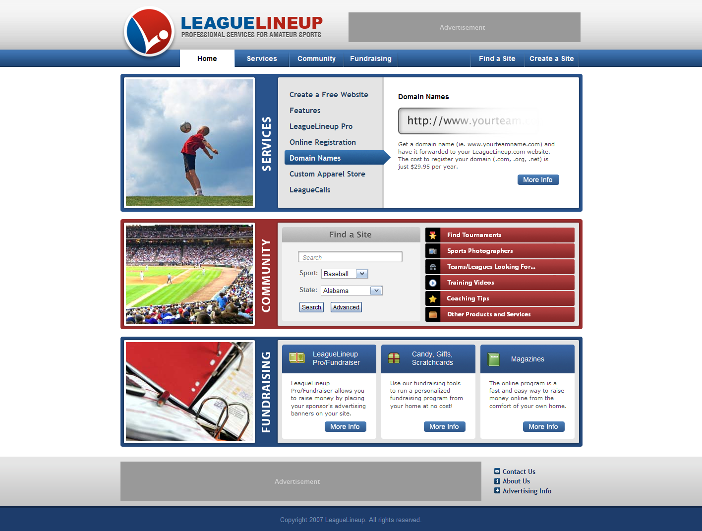 League Lineup